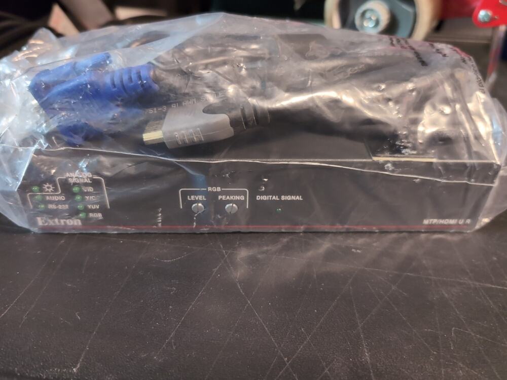 New Extron MTP/HDMI U R Universal Twisted Pair Receiver With Cables 13 475